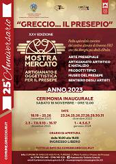 Xxv mostra mercato dell'artigianato e dell'oggettistica per il presepio